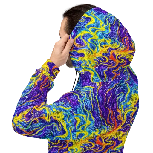 Saffron Storm on a Hoodie