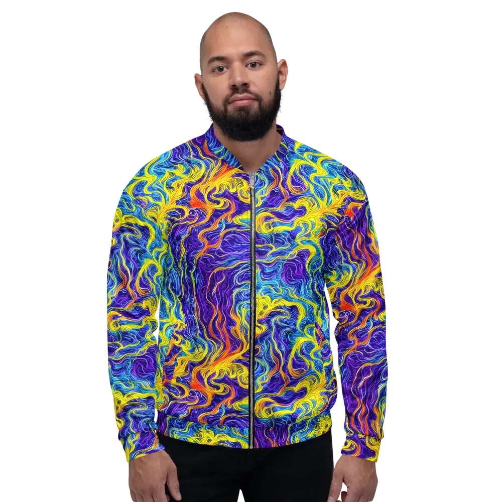 Saffron Storm on Bomber Jacket — Front