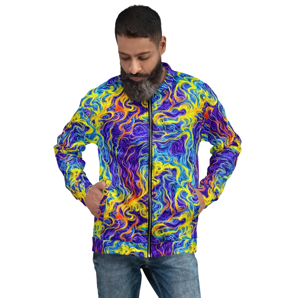 Saffron Storm on Bomber Jacket — Front