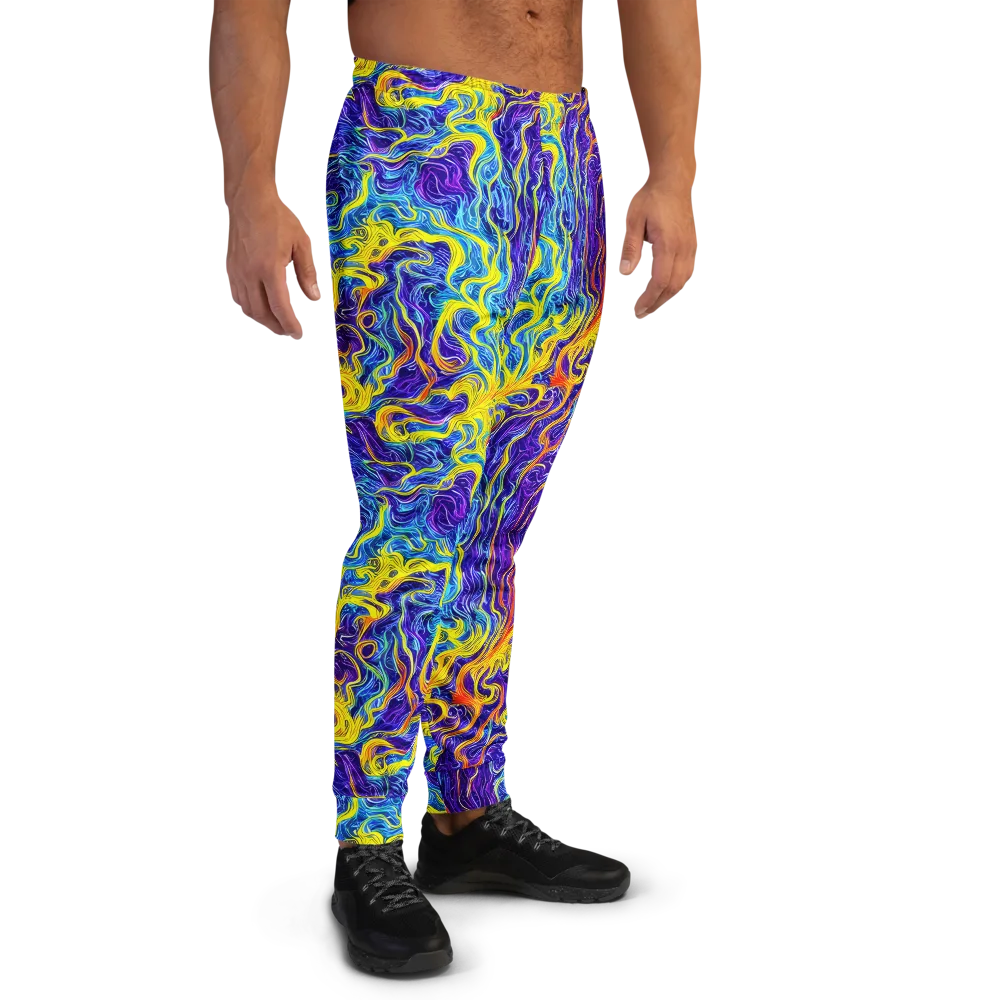 Saffron Storm on Men's Joggers — Right