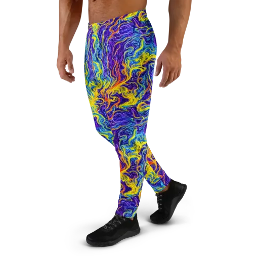 Saffron Storm on a Men's Joggers