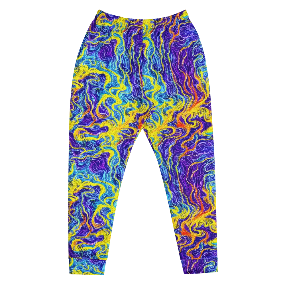 Saffron Storm on Men's Joggers — Front