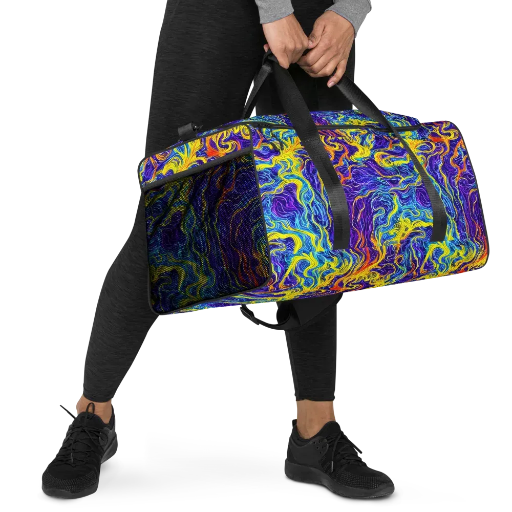 Saffron Storm on Duffle Bag — Right Front