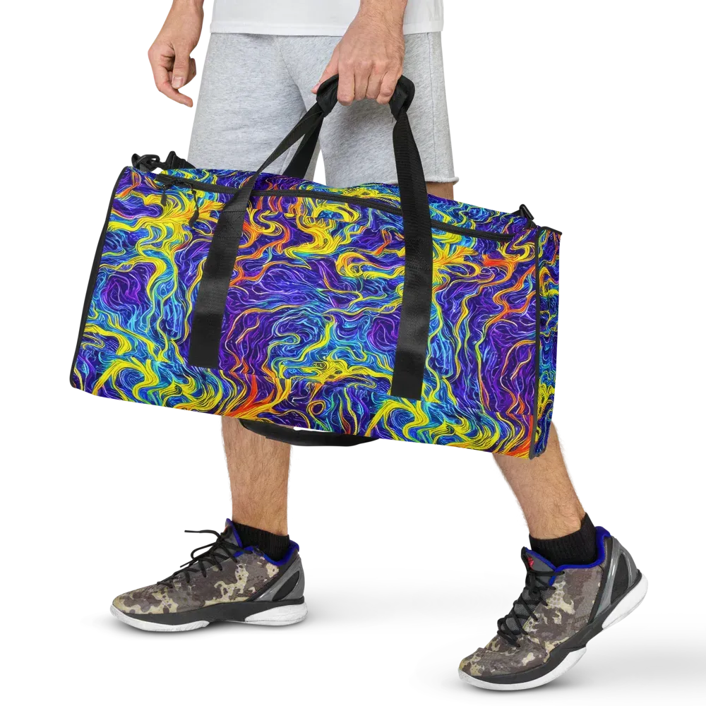 Saffron Storm on Duffle Bag — Front