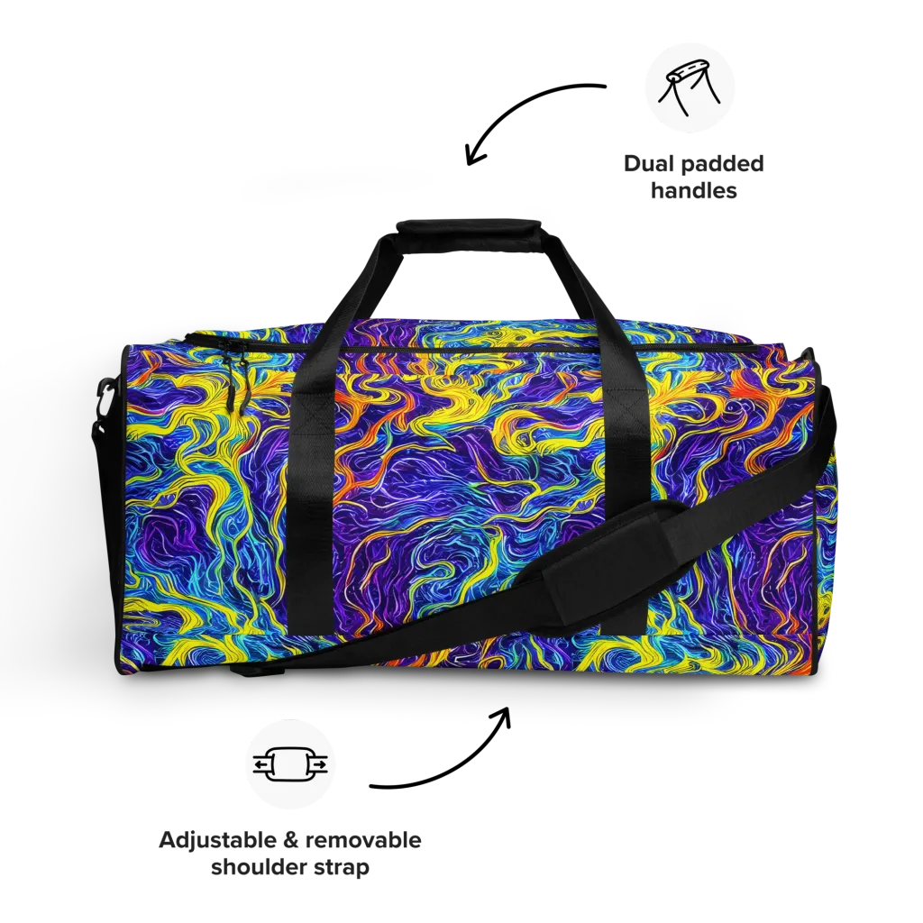 Saffron Storm on Duffle Bag — Front