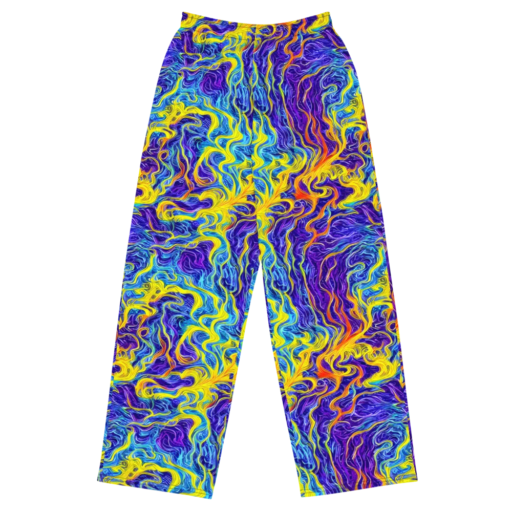 Saffron Storm on Wide-Leg Pants — Front