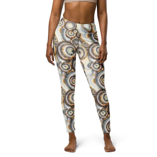 Mineral Mosaic on a Yoga Leggings