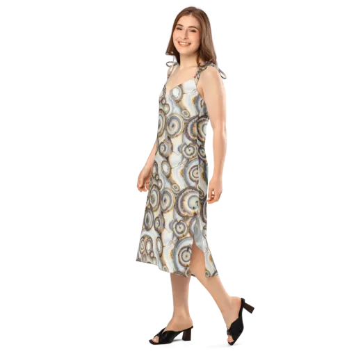 Mineral Mosaic on a Slip Dress