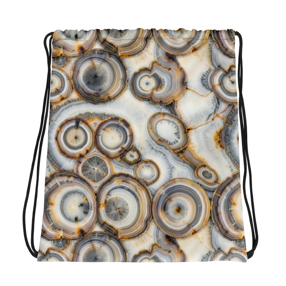 Mineral Mosaic on Drawstring Bag — Photo