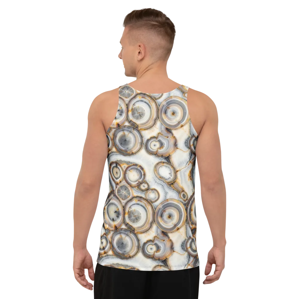 Mineral Mosaic on Men's Tank Top — Back