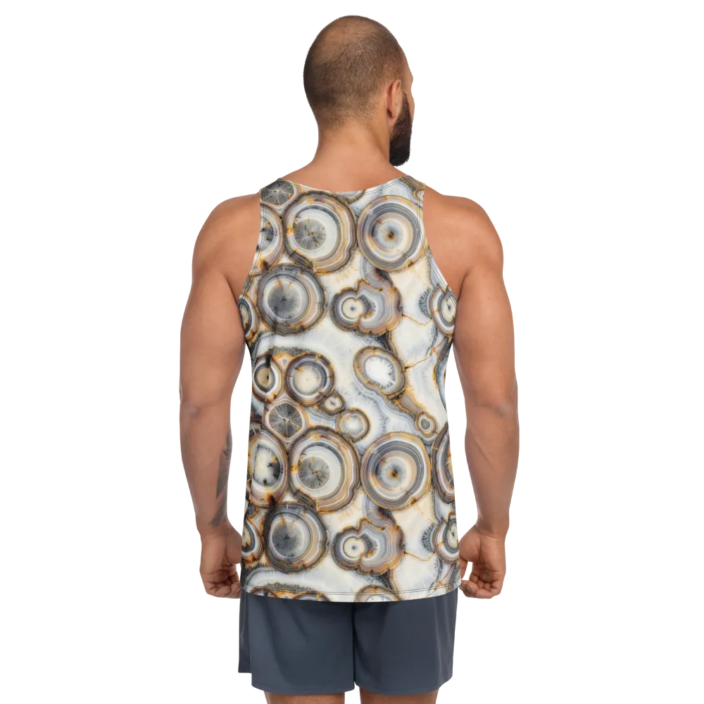 Mineral Mosaic on Men's Tank Top — Back