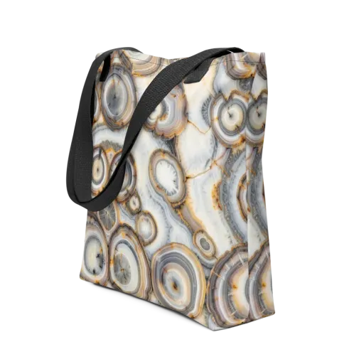 Mineral Mosaic on a Tote Bag