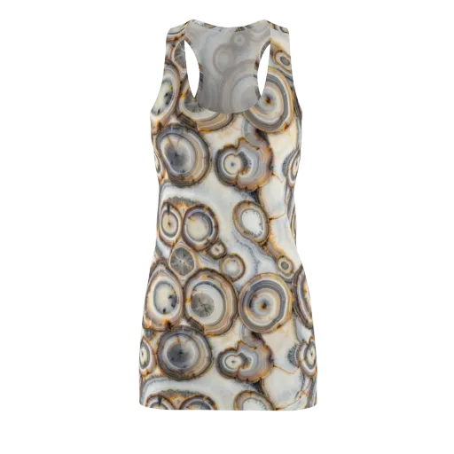Mineral Mosaic on a Racerback Dress