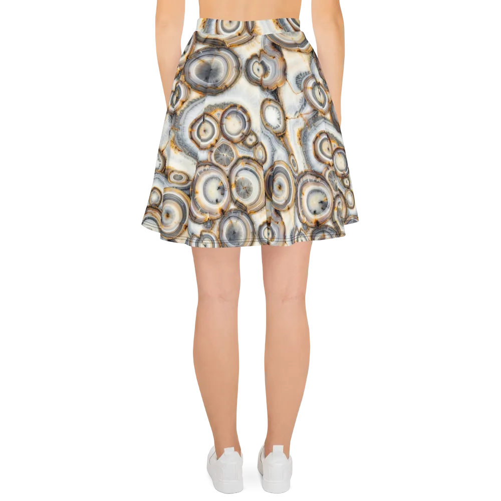 Mineral Mosaic on Skater Skirt — Back