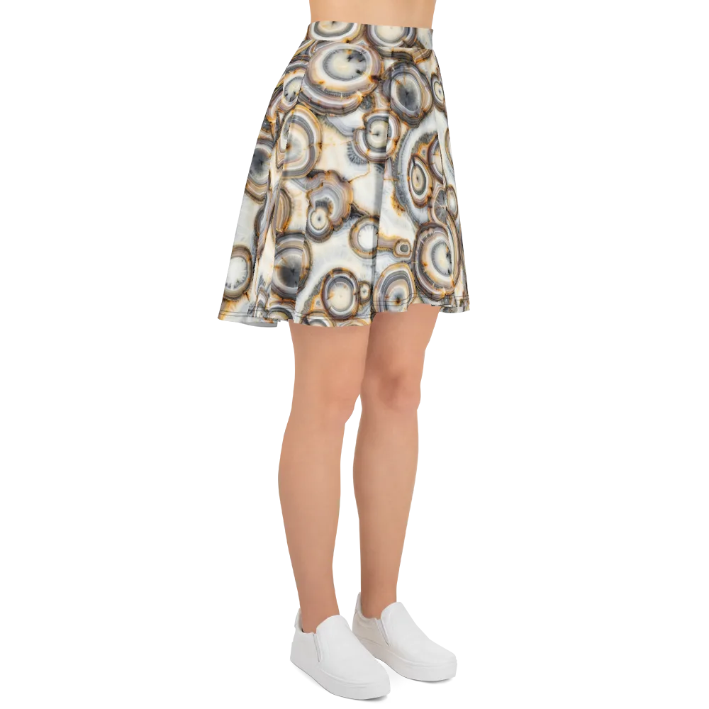 Mineral Mosaic on Skater Skirt — Right