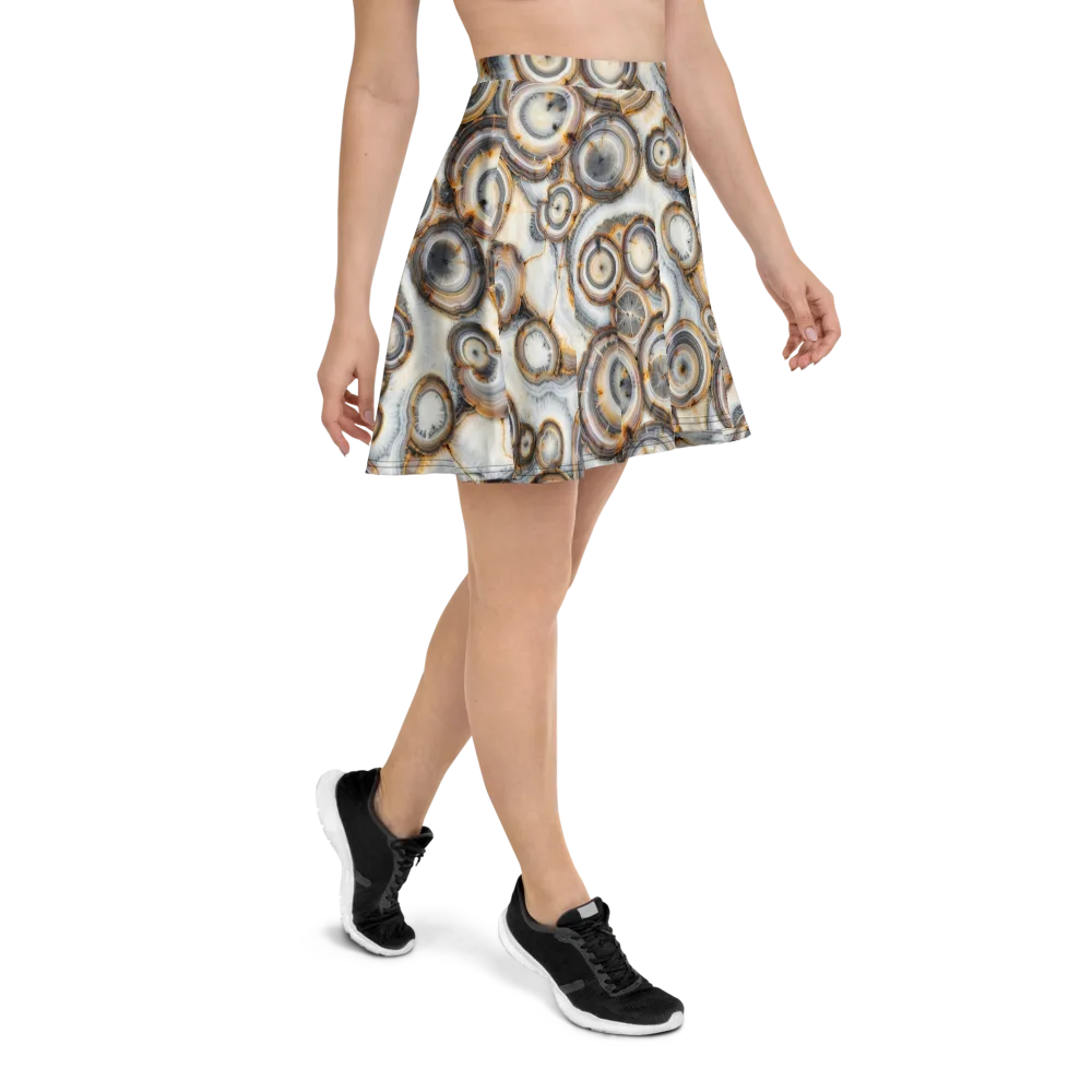 Mineral Mosaic on Skater Skirt — Right