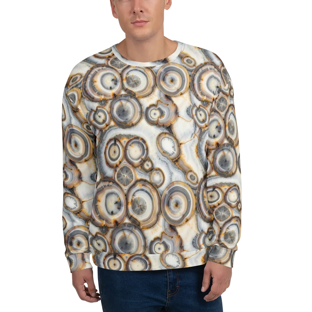 Mineral Mosaic on Sweatshirt — Front