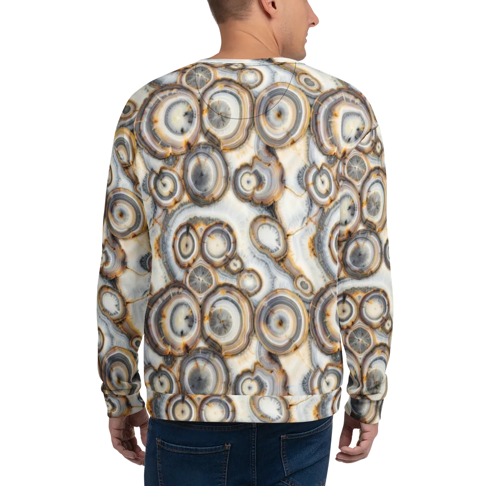 Mineral Mosaic on Sweatshirt — Back