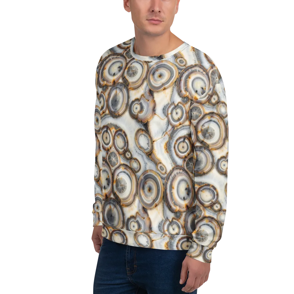 Mineral Mosaic on Sweatshirt — Left Front