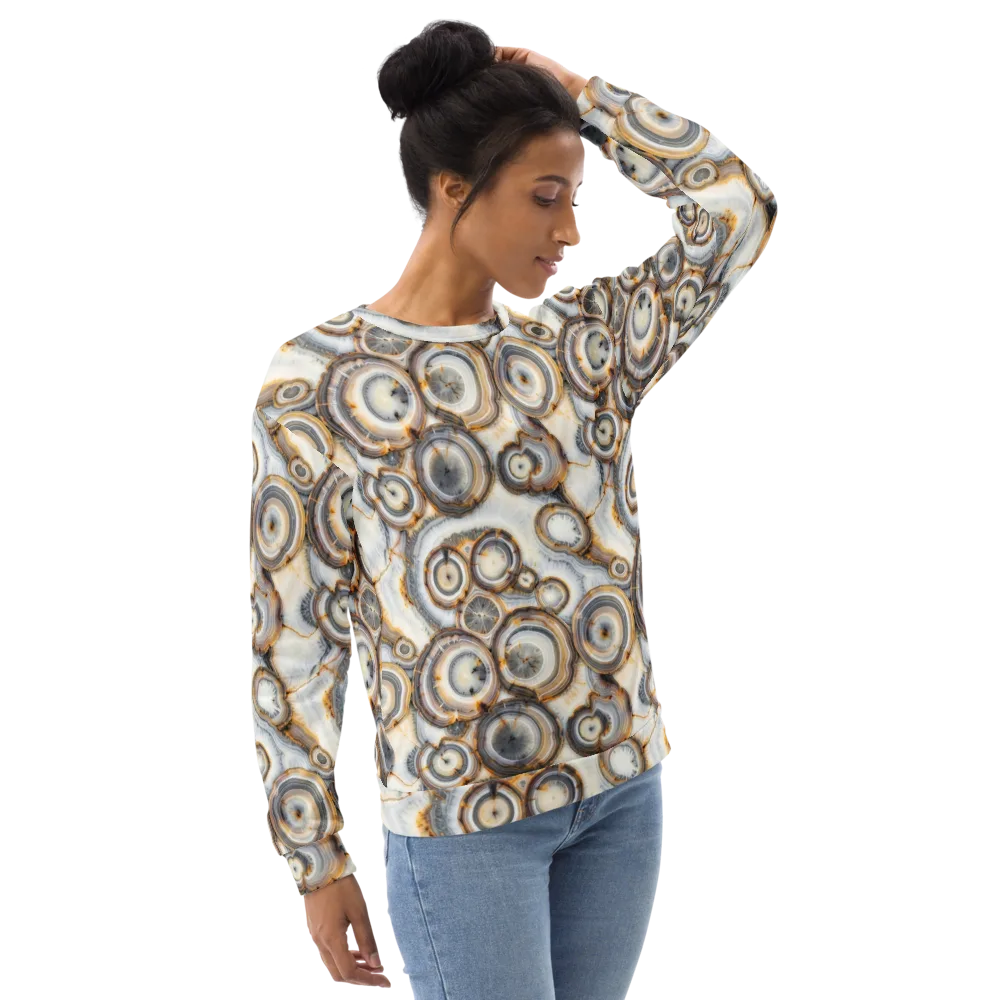 Mineral Mosaic on Sweatshirt — Right Front