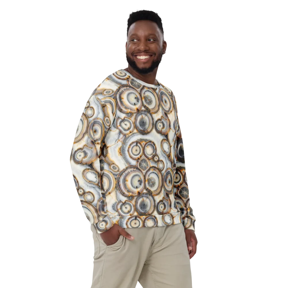 Mineral Mosaic on Sweatshirt — Front
