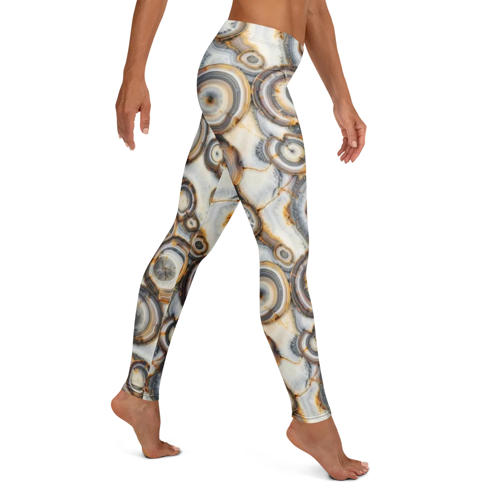 Mineral Mosaic on Leggings — Right