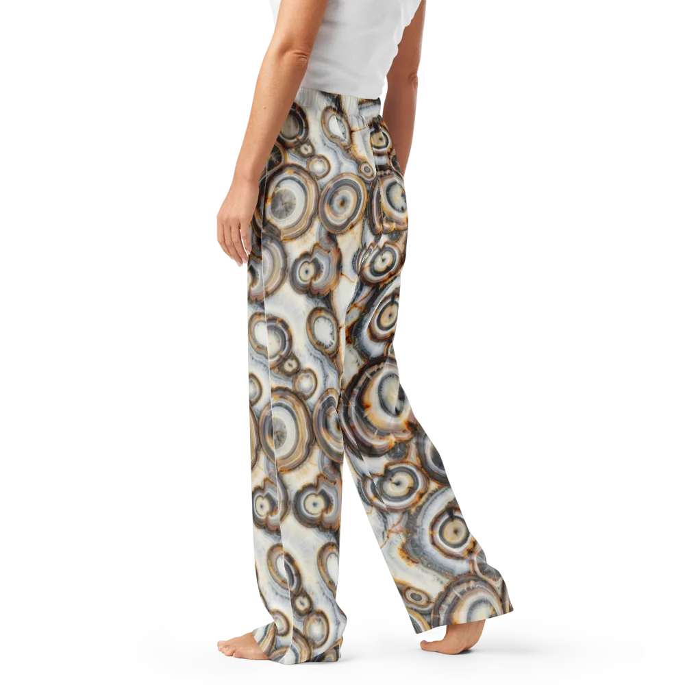 Mineral Mosaic on Women's Pajama Pants — Left