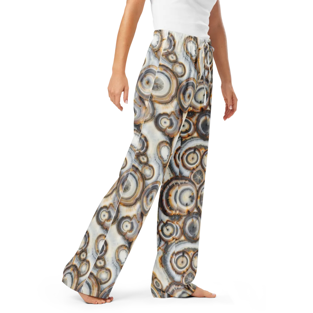 Mineral Mosaic on Women's Pajama Pants — Right Front