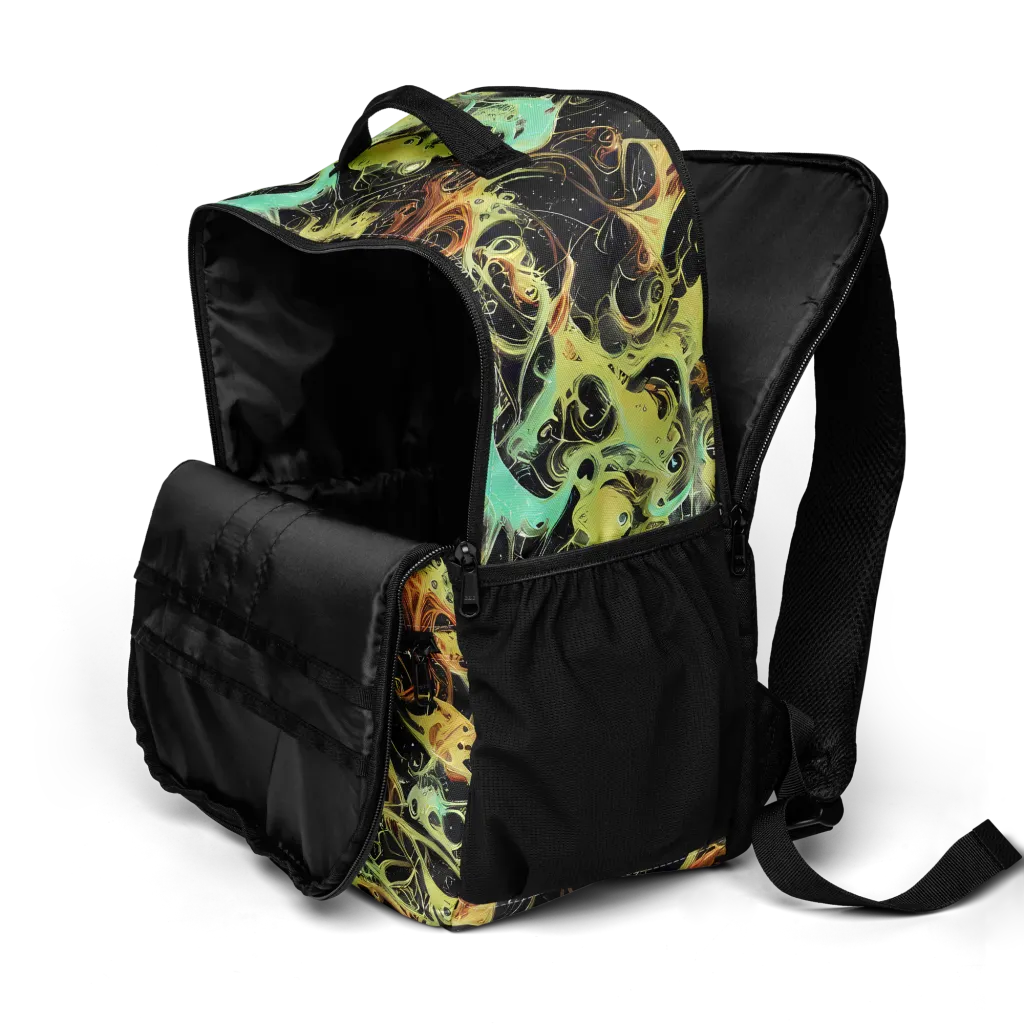 Blacklight Tide on Utility Backpack — Product details 2