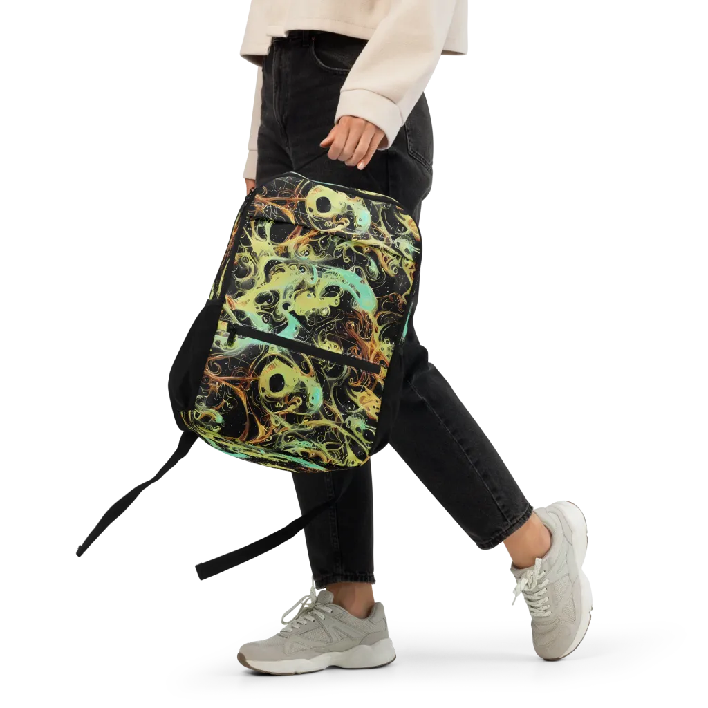 Blacklight Tide on Utility Backpack — Front
