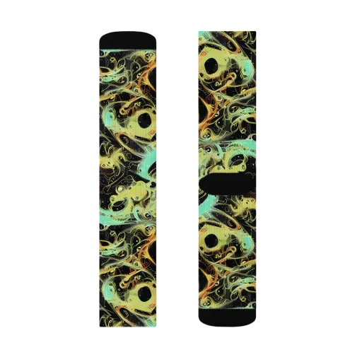 Blacklight Tide on a Socks