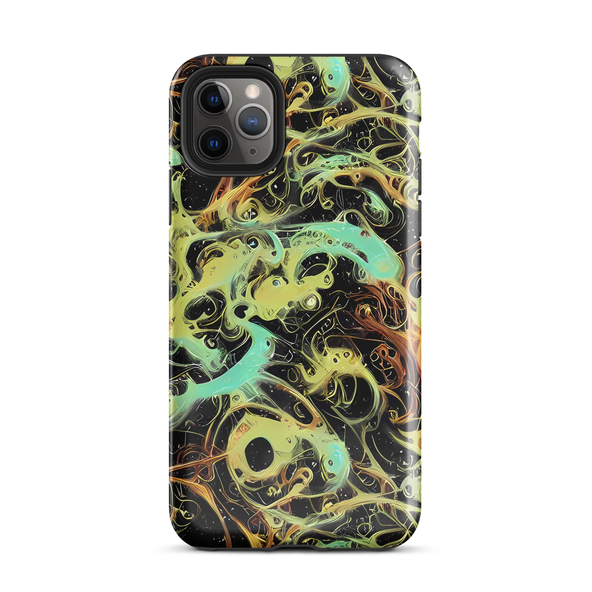 Blacklight Tide on Tough Case for iPhone® — Front