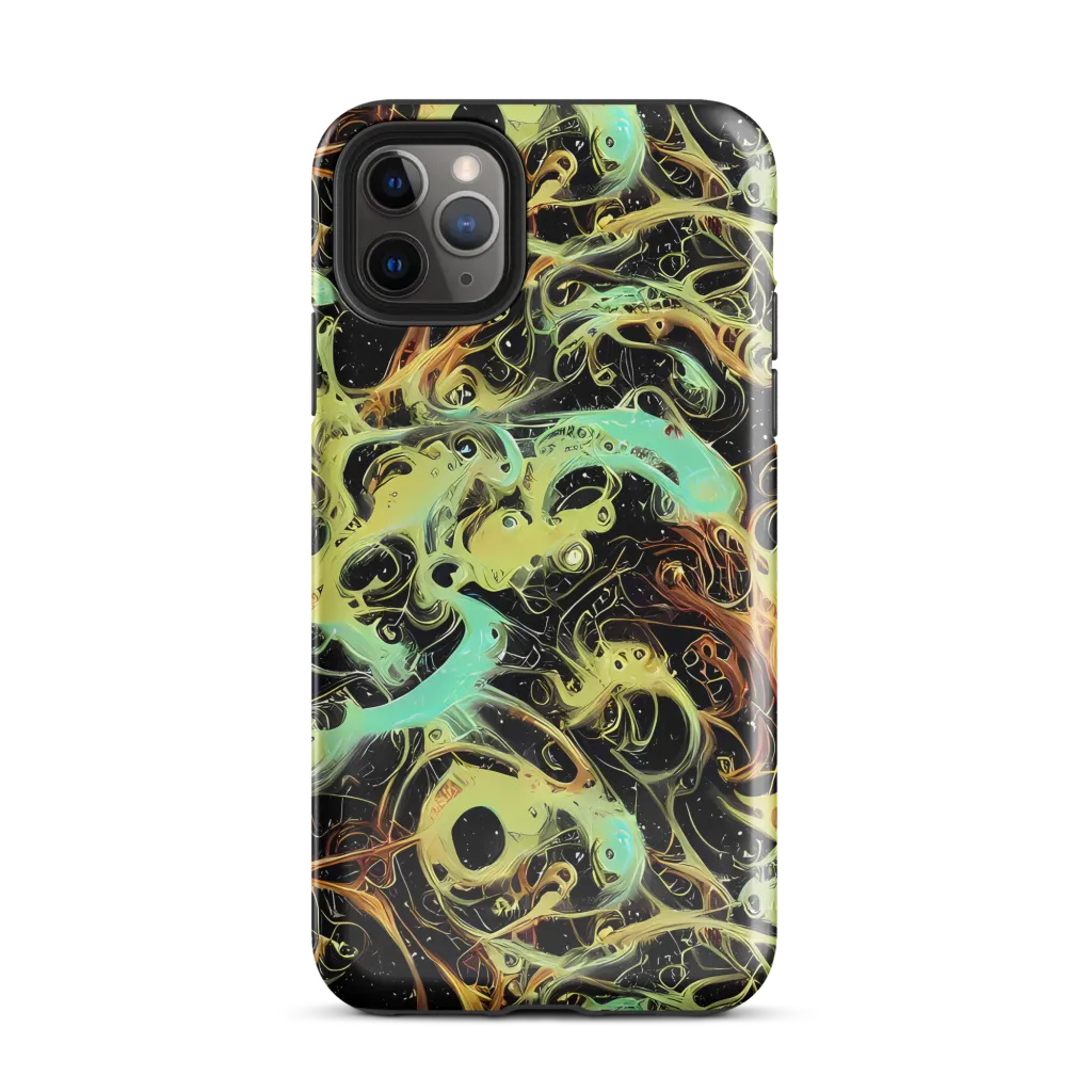 Blacklight Tide on Tough Case for iPhone® — Front