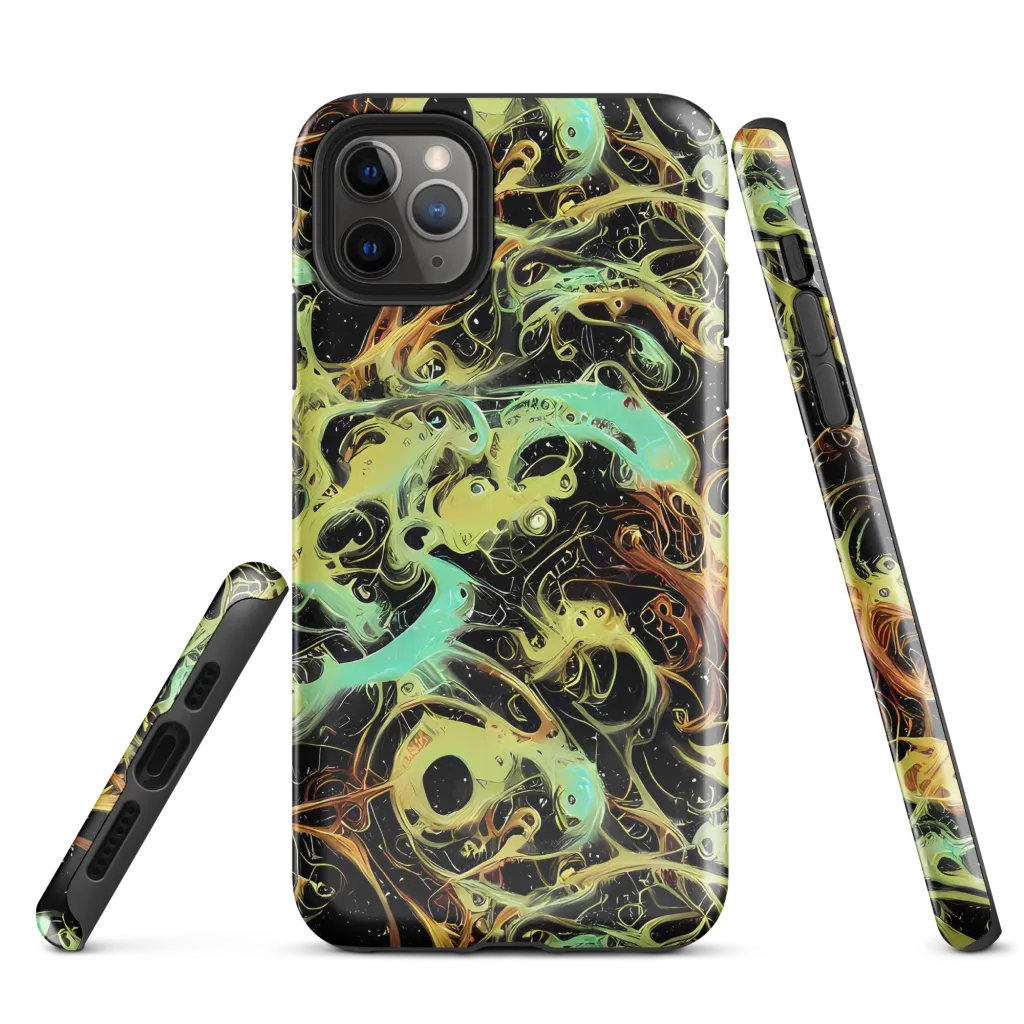 Blacklight Tide on Tough Case for iPhone® — Front