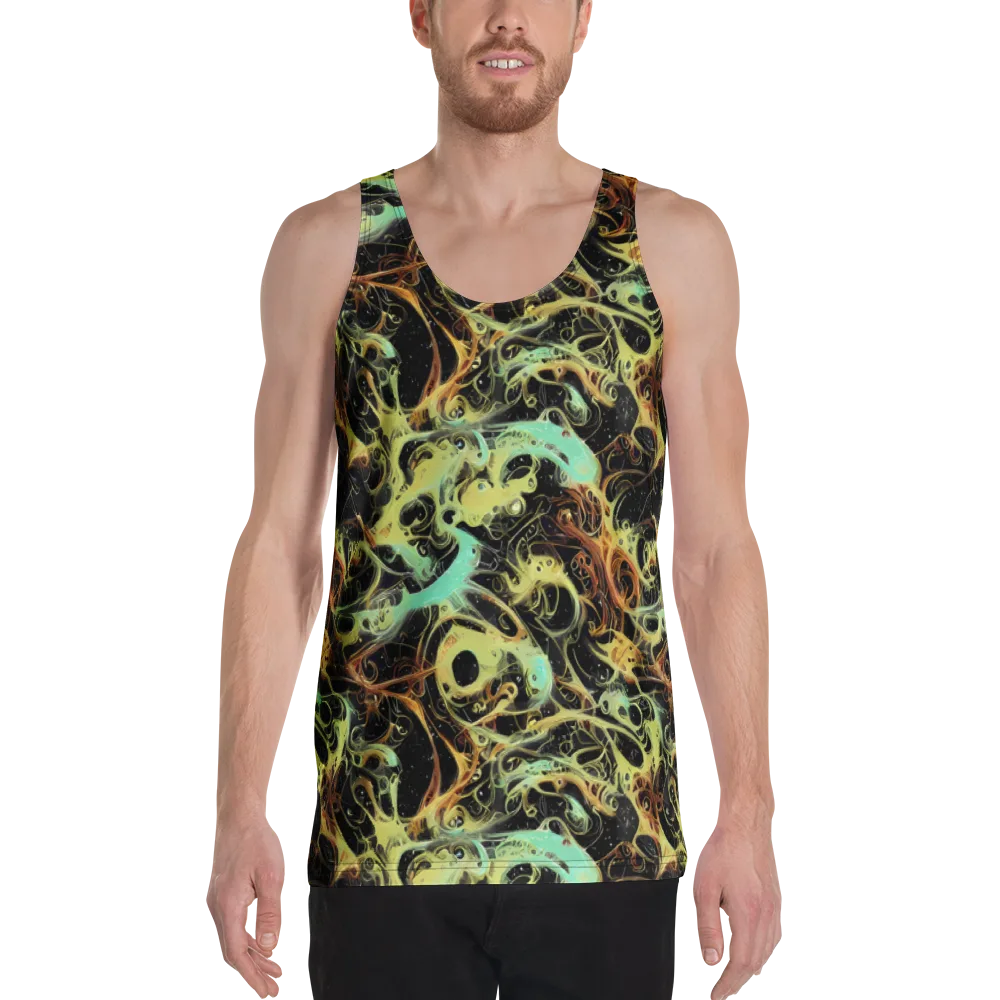 Blacklight Tide on Men's Tank Top — Front