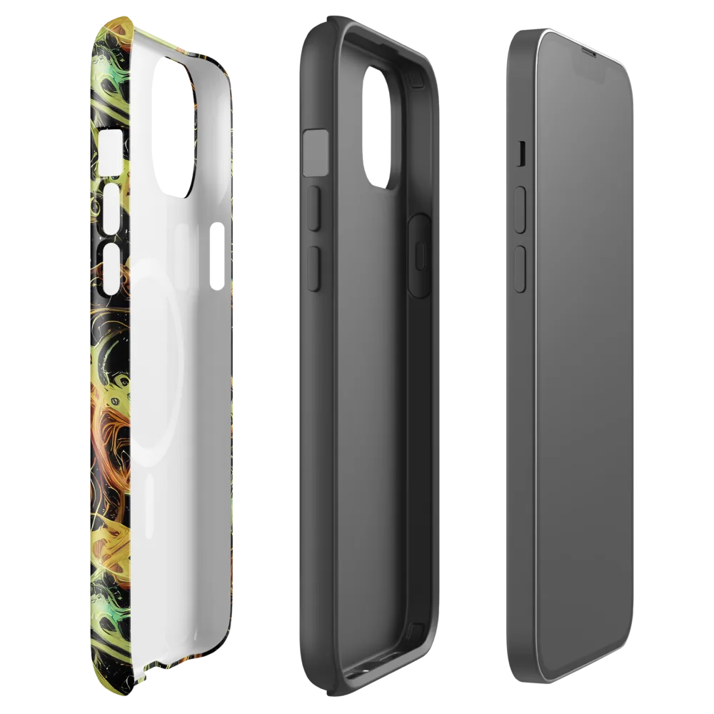 Blacklight Tide on MagSafe Tough Case for iPhone® — Front