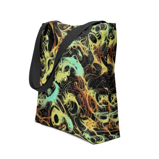 Blacklight Tide on a Tote Bag