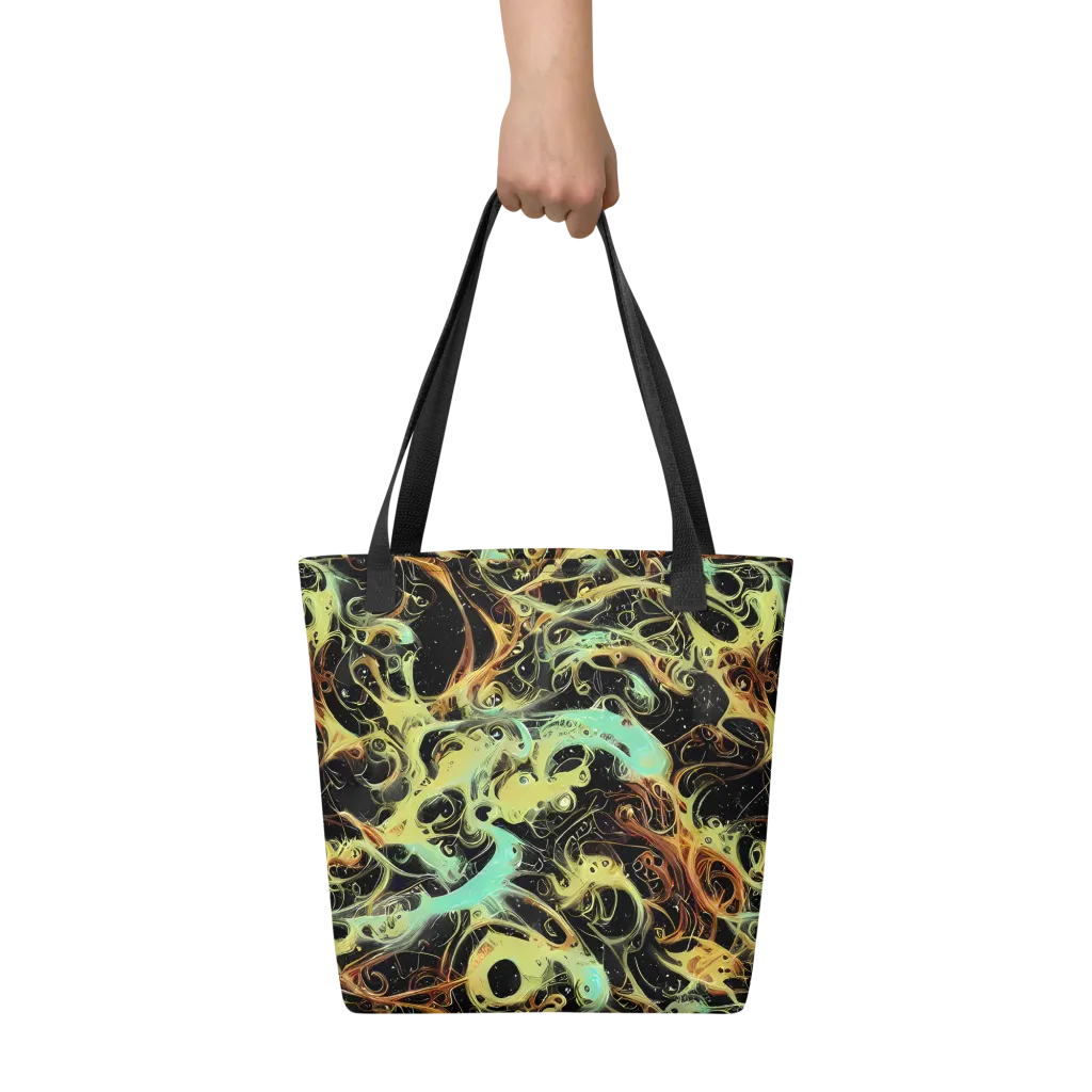 Blacklight Tide on Tote Bag — Front