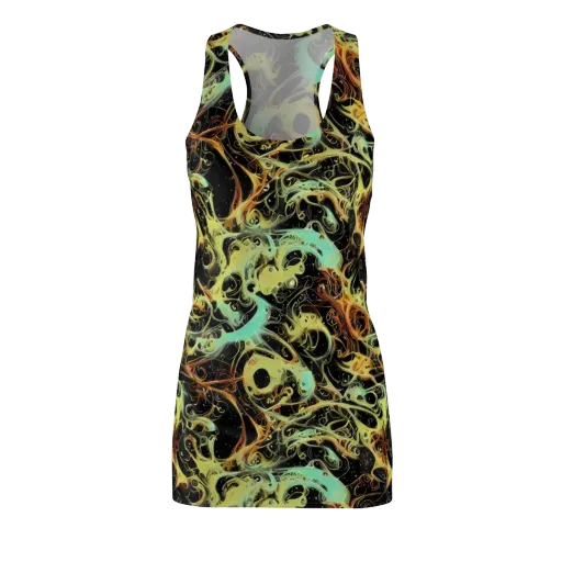 Blacklight Tide on a Racerback Dress