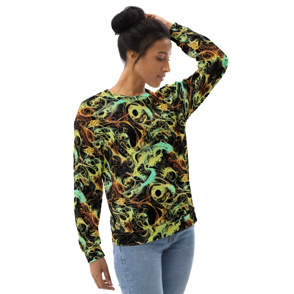 Blacklight Tide on Sweatshirt — Right Front