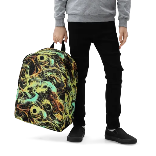 Blacklight Tide on a Minimalist Backpack