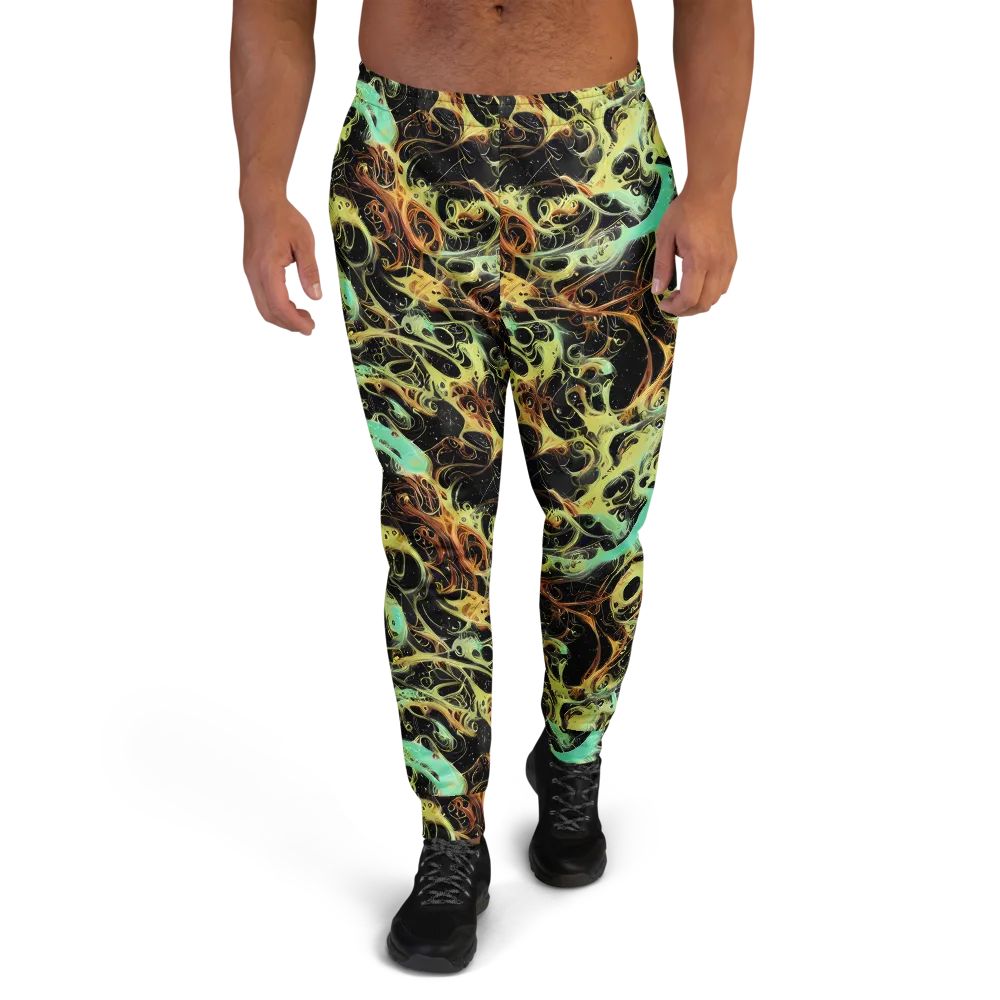 Blacklight Tide on Men's Joggers — Front