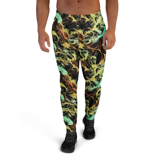 Blacklight Tide on a Men's Joggers