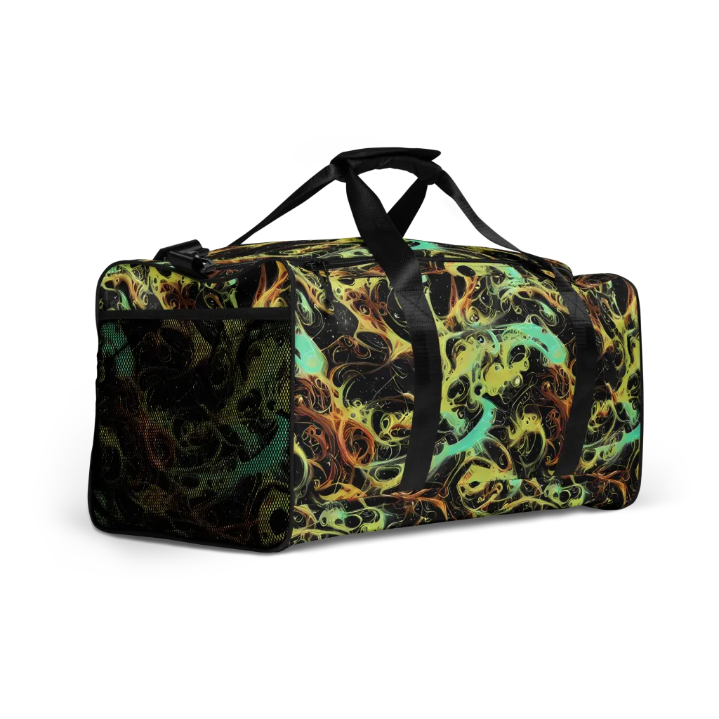 Blacklight Tide on Duffle Bag — Right Front
