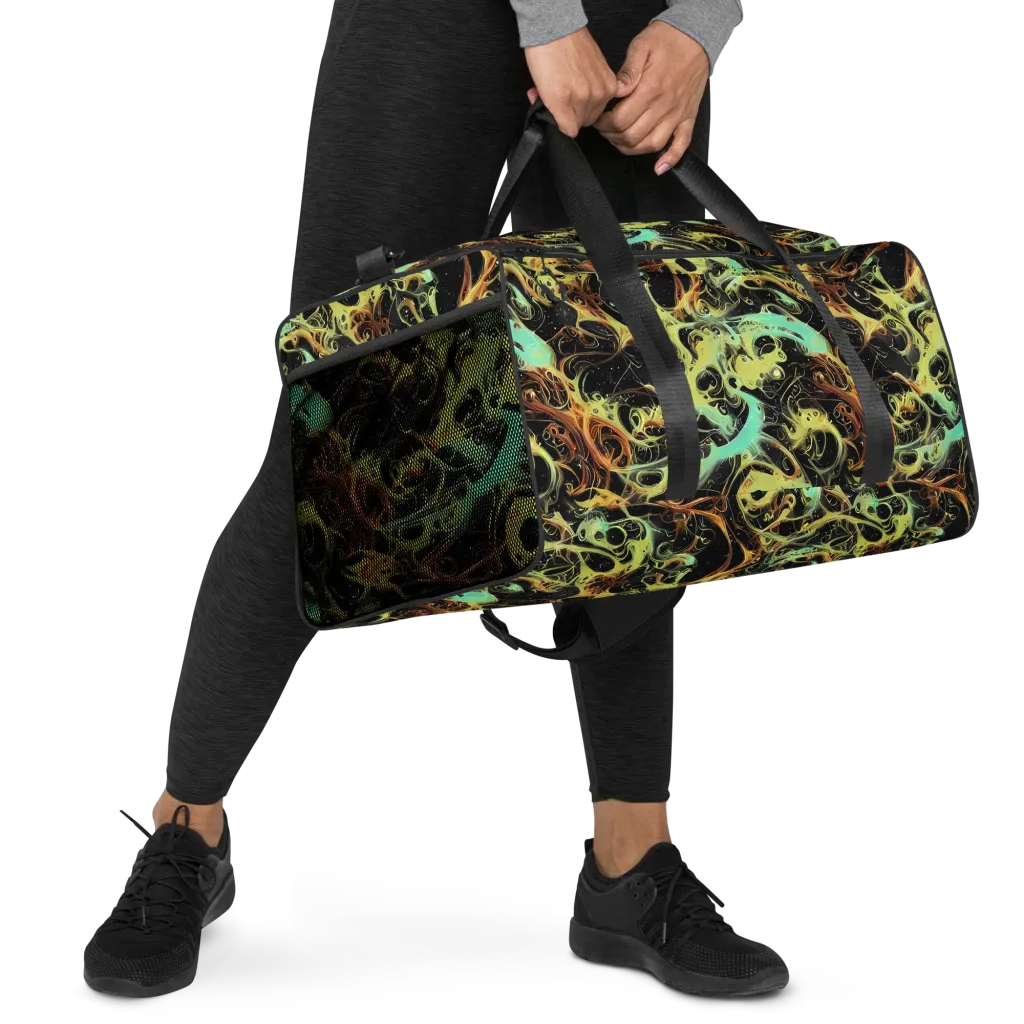 Blacklight Tide on Duffle Bag — Right Front