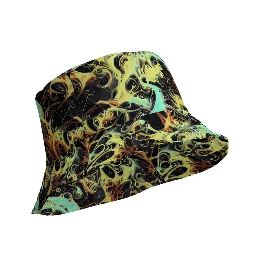 Blacklight Tide on Reversible Bucket Hat — Product details Outside