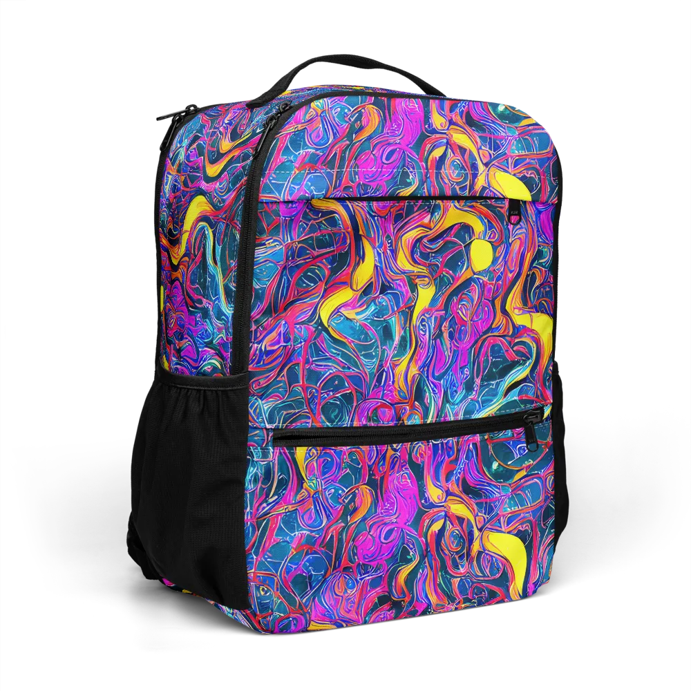 Magenta Maelstrom on Utility Backpack — Right Front