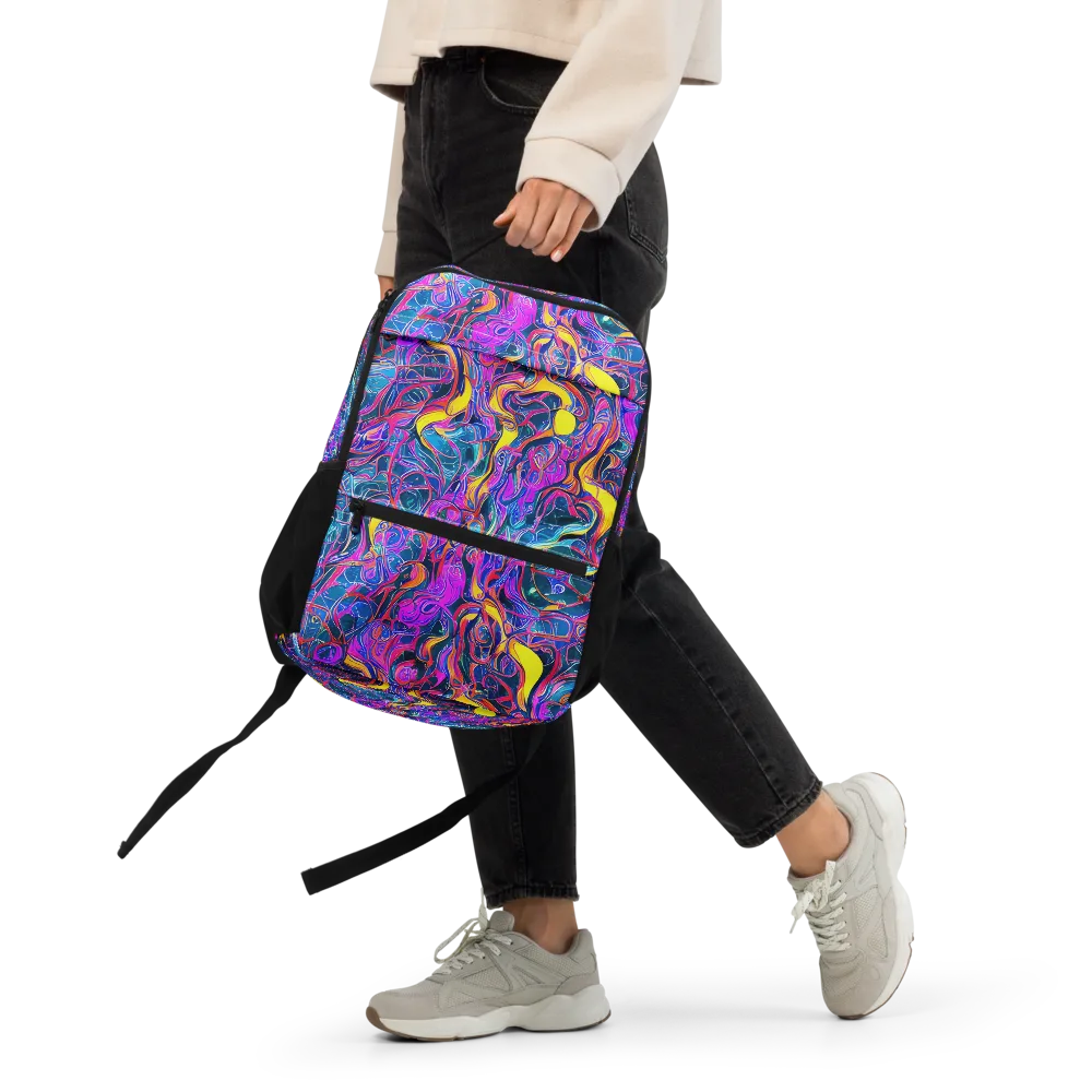 Magenta Maelstrom on Utility Backpack — Front