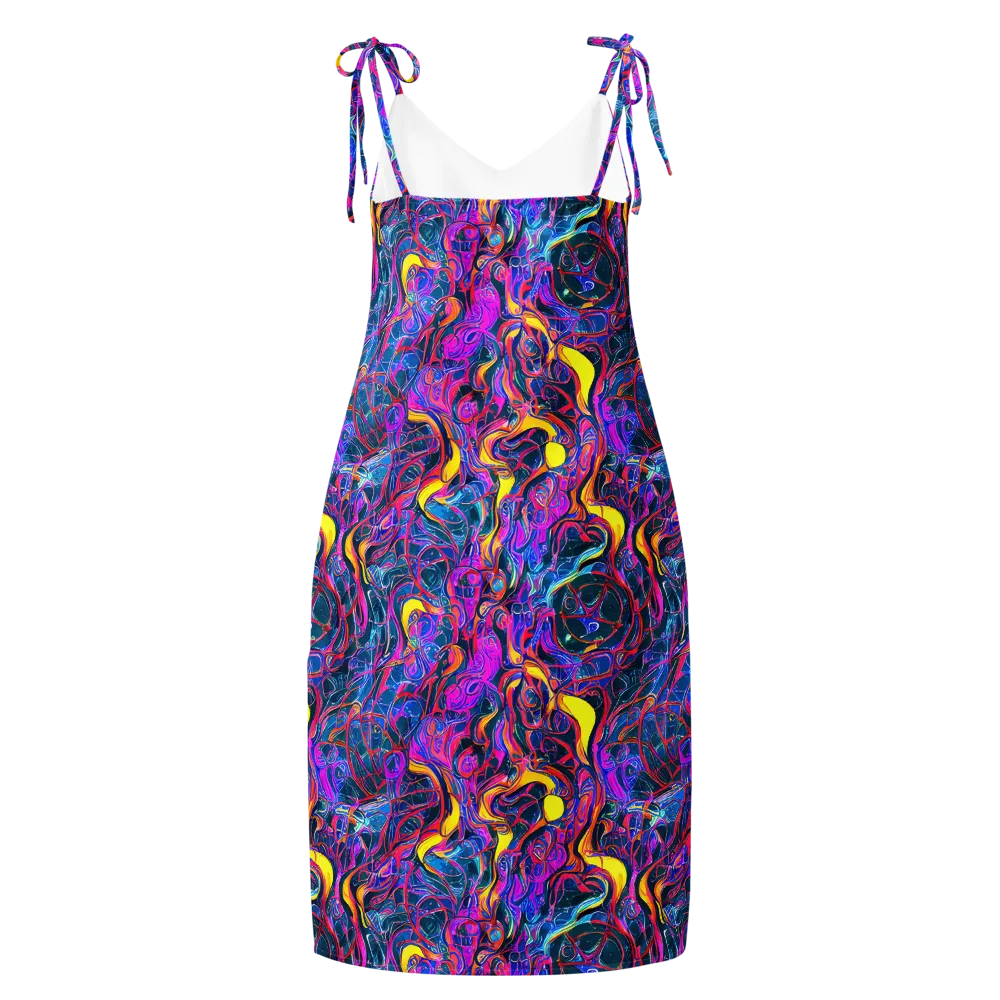 Magenta Maelstrom on Slip Dress — Back