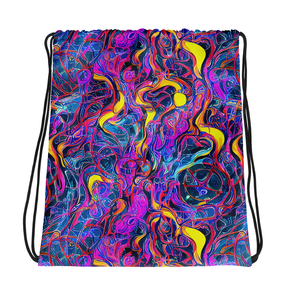 Magenta Maelstrom on Drawstring Bag — Photo